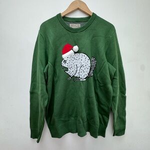 Men’s Ugly Beaver Sweater-Holiday